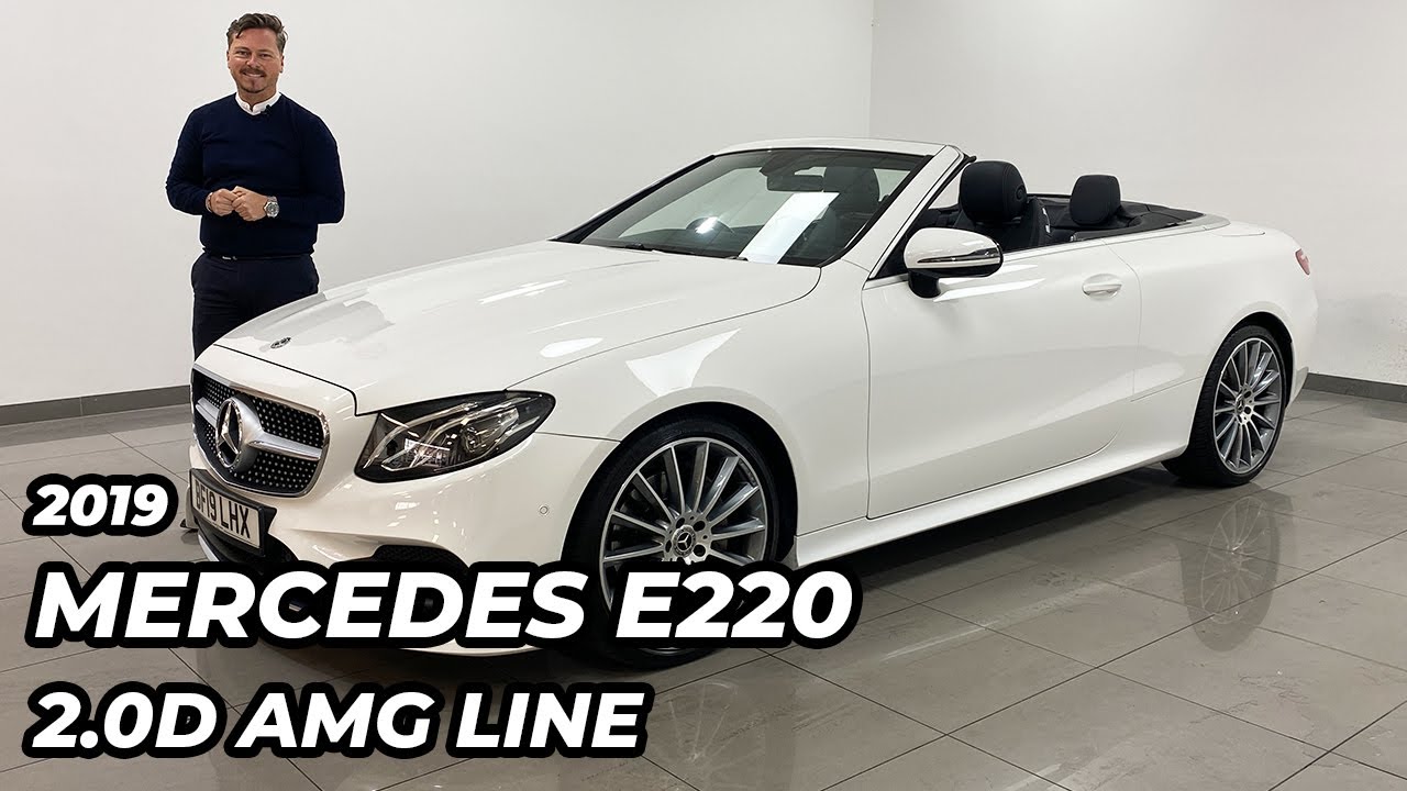 2019 Mercedes E220 2.0D AMG Line Convertible