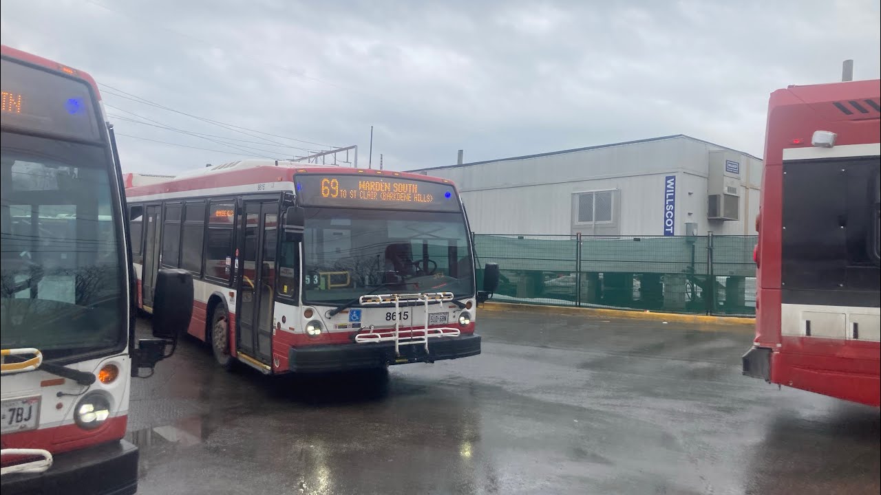 117 Birchmount South Bus Ride (NovaBus LFS 8615)