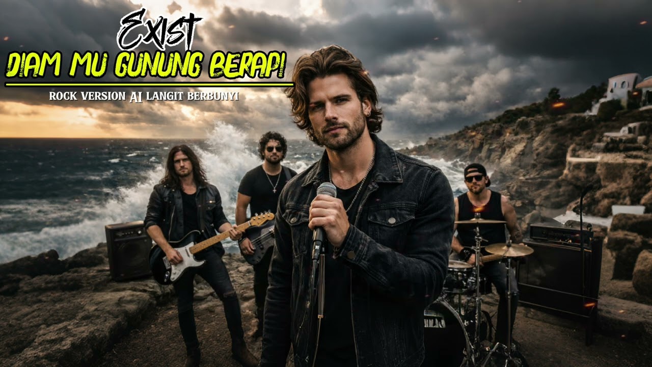 Diam Mu Gunung Berapi | Lagu Exist Versi Rock