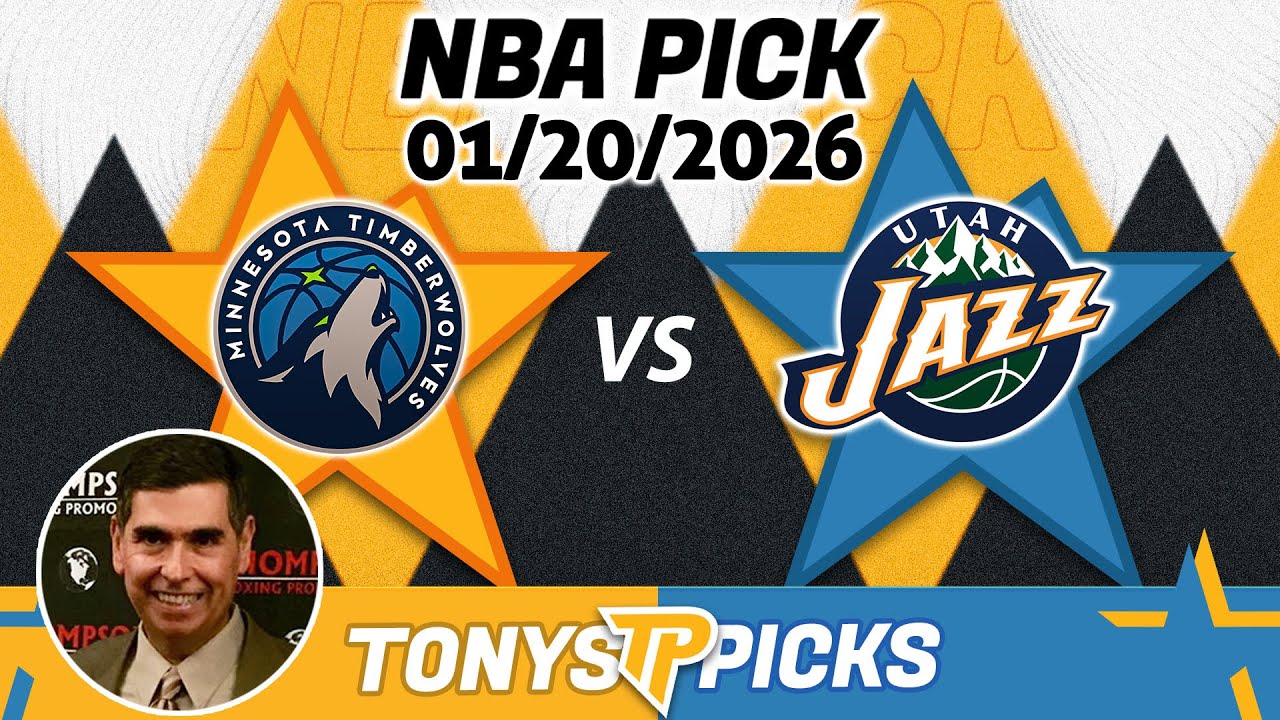 Minnesota Timberwolves vs Utah Jazz Pick 1/20/26 NBA Pick Prediction