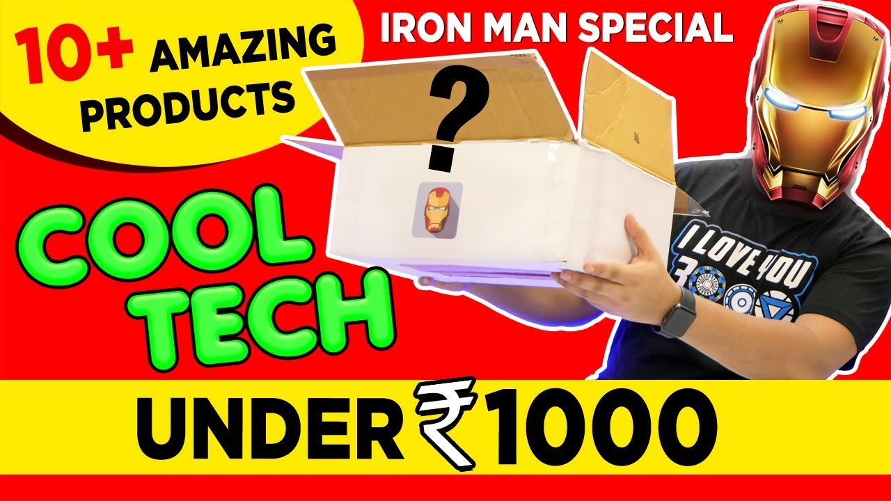 Top Tech Gadgets Under Rs.1000 -  from AMAZON |  IRON MAN SPECIAL