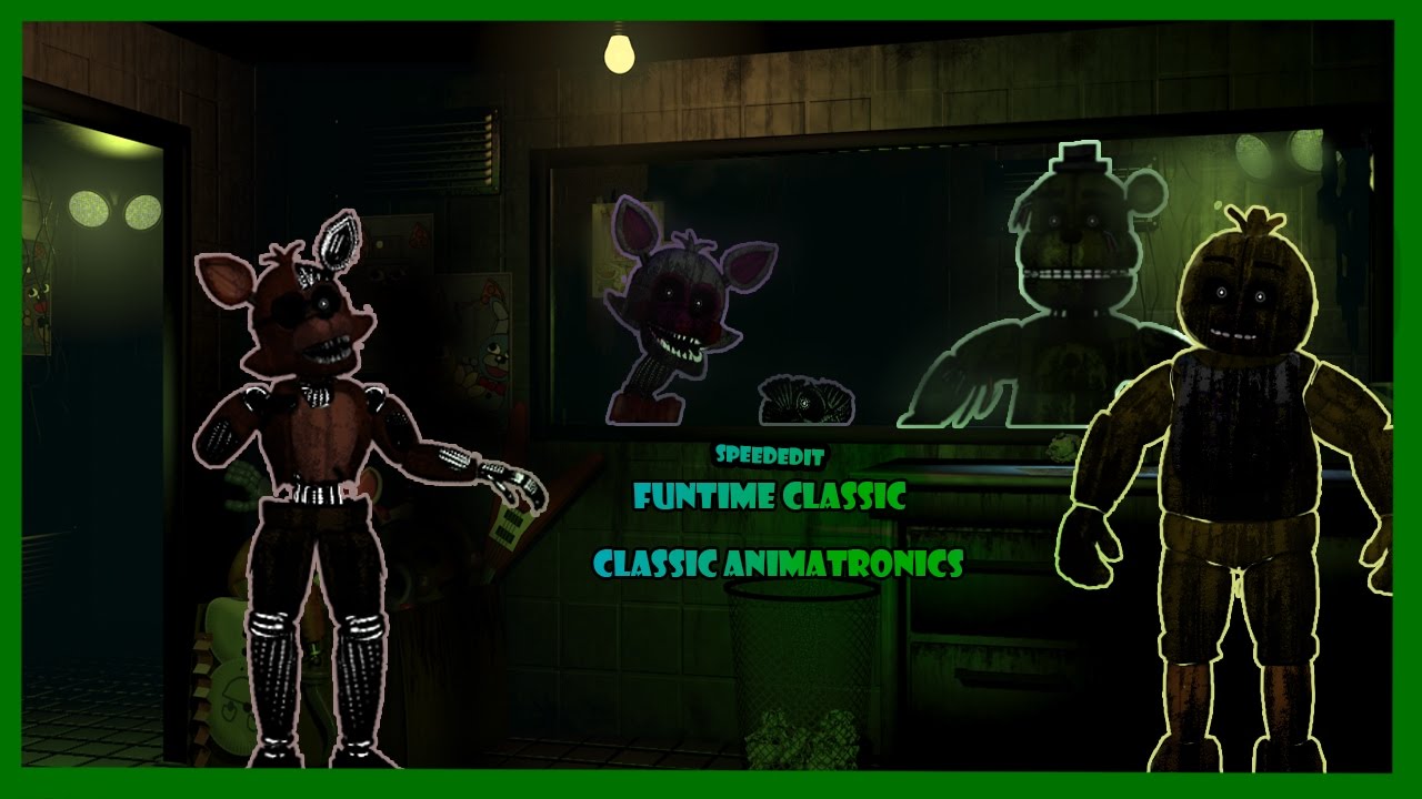 || SpeedEdit || FnaF 3 || Funtime Classic Phantoms ||