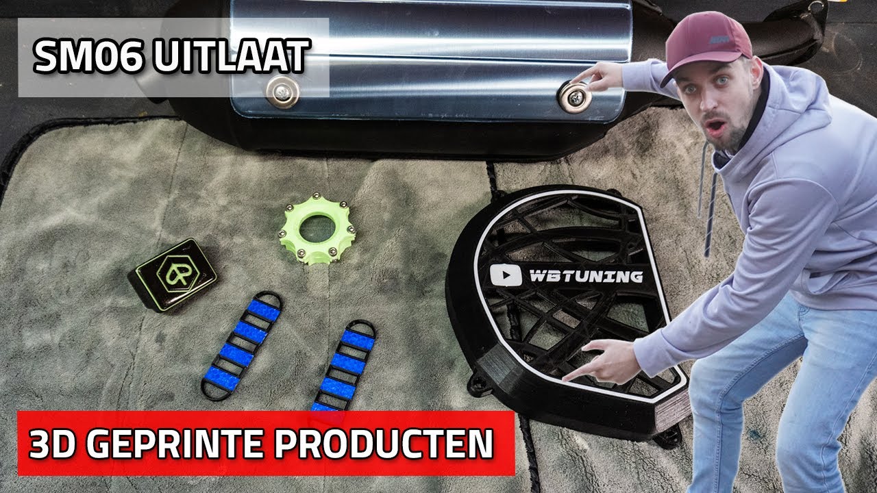 3D geprinte producten monteren | DIKKE SM06 uitlaat 😱 | #16