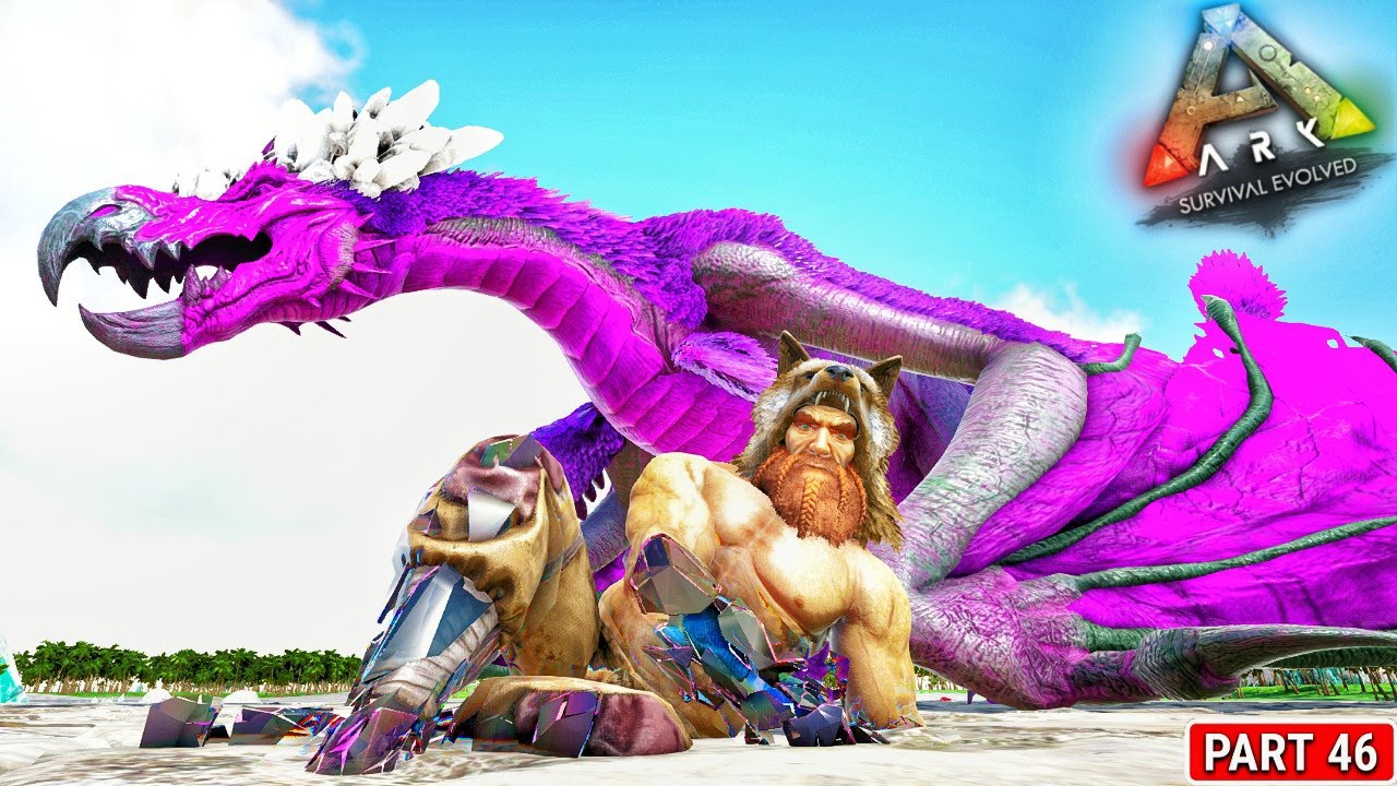 New Abyss Dino Taming Giga VS Abyss Wolf King 🔥 : Ark Dragon Hunter : ARK Survival Evolved : Part 46