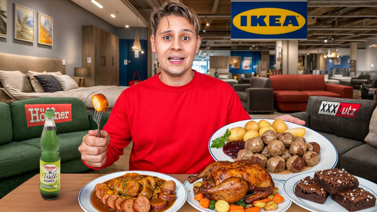 Ich LEBE 24 STUNDEN nur von MÖBELHÄUSER ESSEN🛋️+MÖBEL VERSCHENKEN