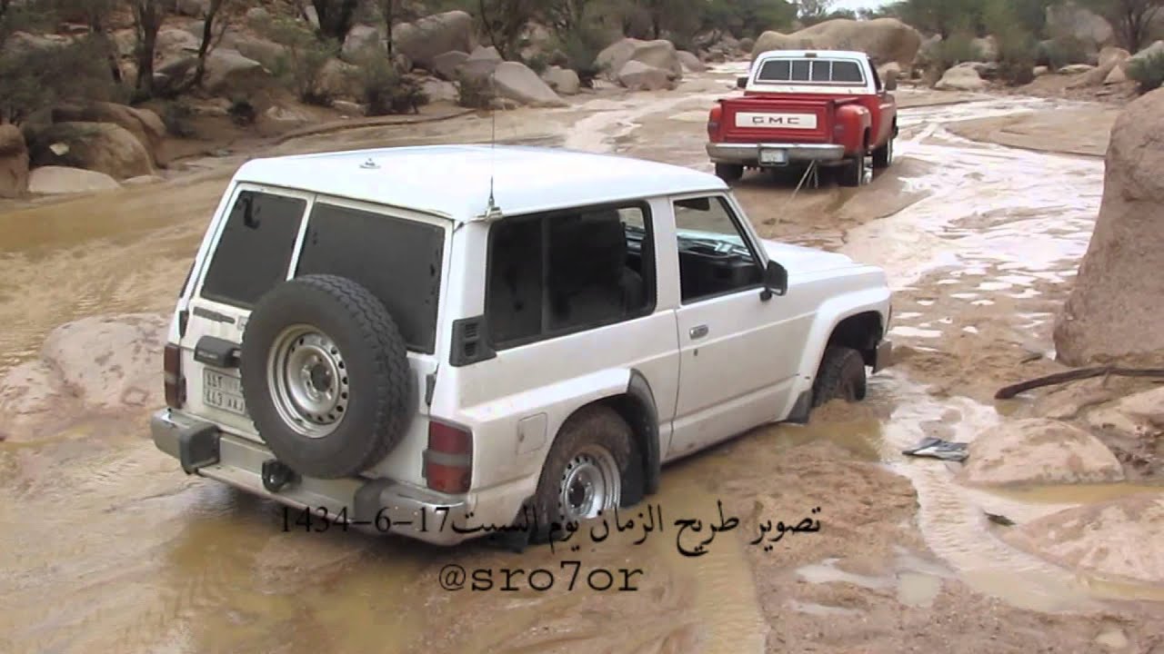 تغريز جمس ونيسان في جبال قطن17-6-1434بعدسة طريح الزمان GMC