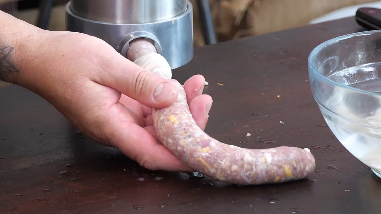 Jak zrobić pikantne  kiełbaski z serem na ruszt grill bbq / Oddaszfartucha