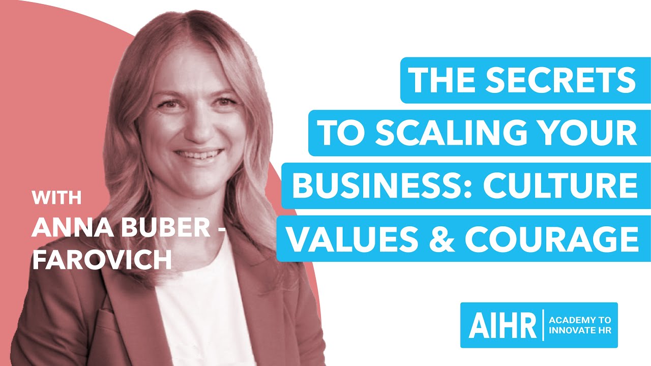 All About HR - Ep #1.3 - The Secrets to Scaling Your Business: Culture, Values & Courage
