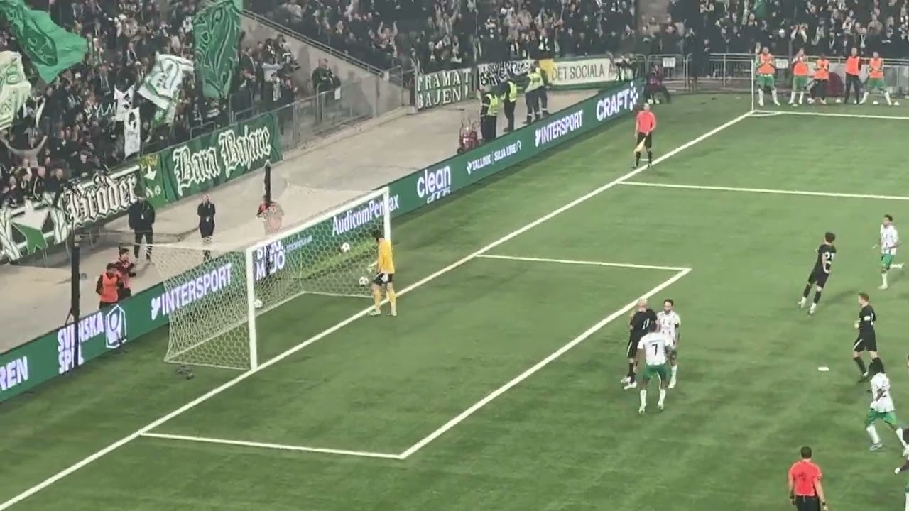20/2 Hammarby-Brage 2-0, straffmål Besara