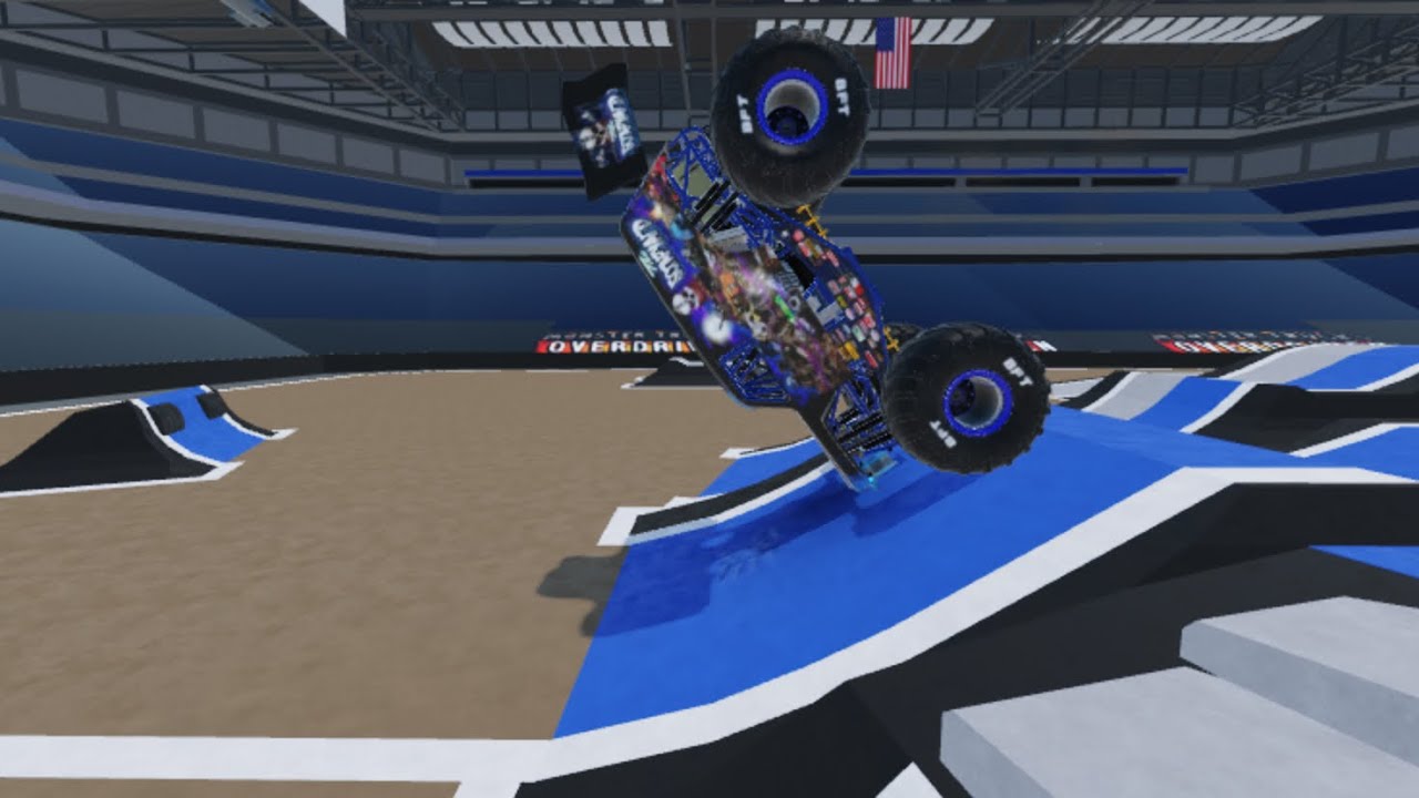 Monster truck overdriven son uva digger run in ford field