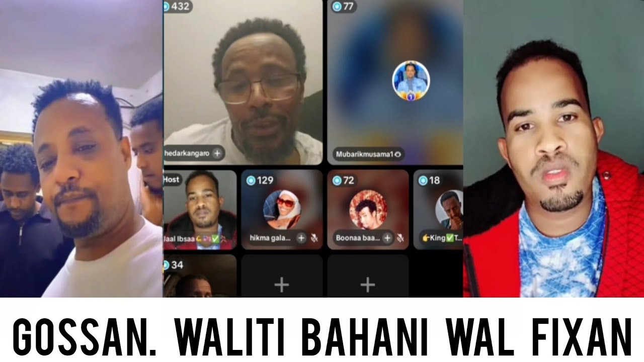 Lollaa ajibaa gossan waliti bahun wal fixan kuno gagama adda waliti bussan 