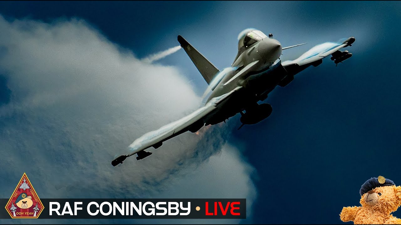 LIVE EUROFIGHTER TYPHOON FGR4 ACTION BOMBER COUNTY • QRA STATION RAF CONINGSBY 10.03.26