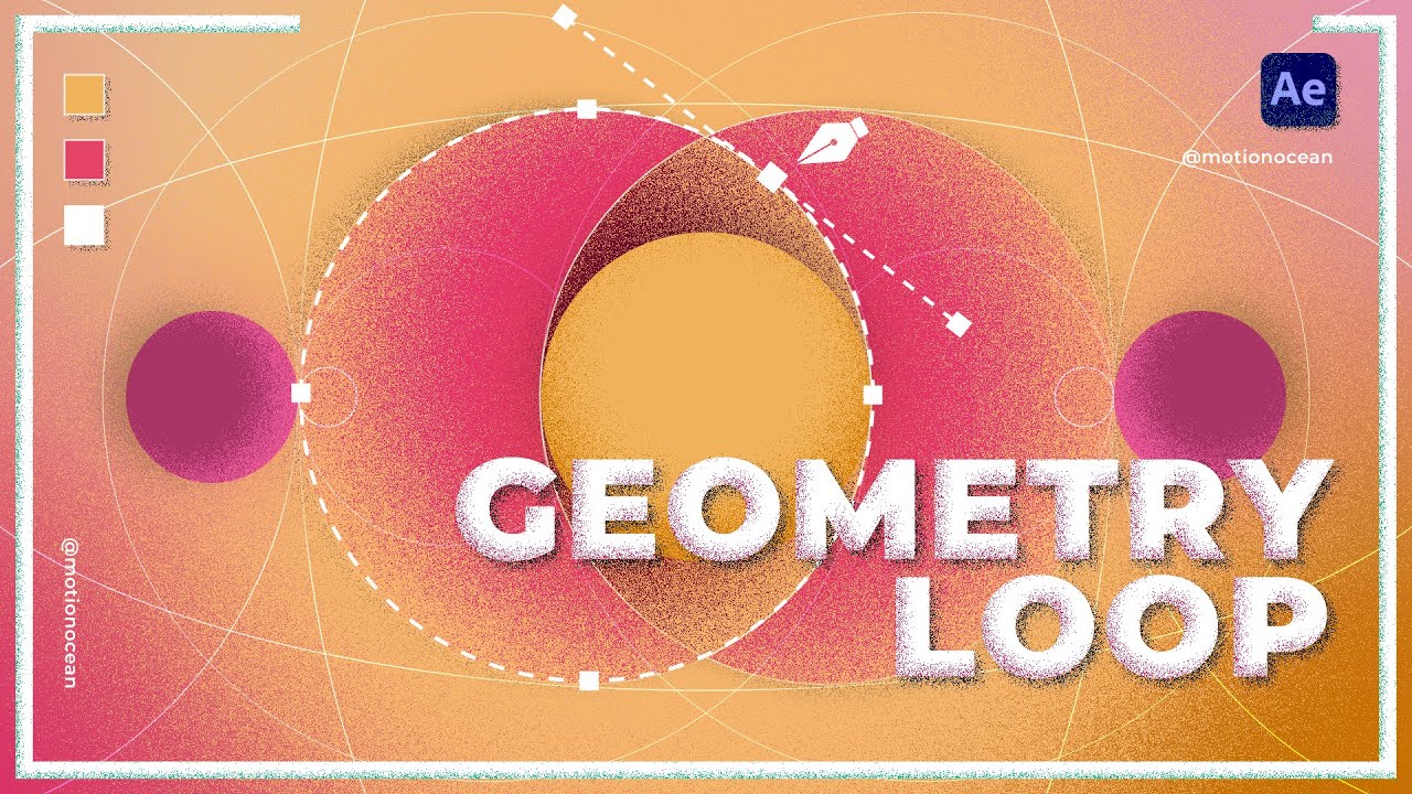 How to make geometry loop animation in after effects | motion&nbsp;graphics