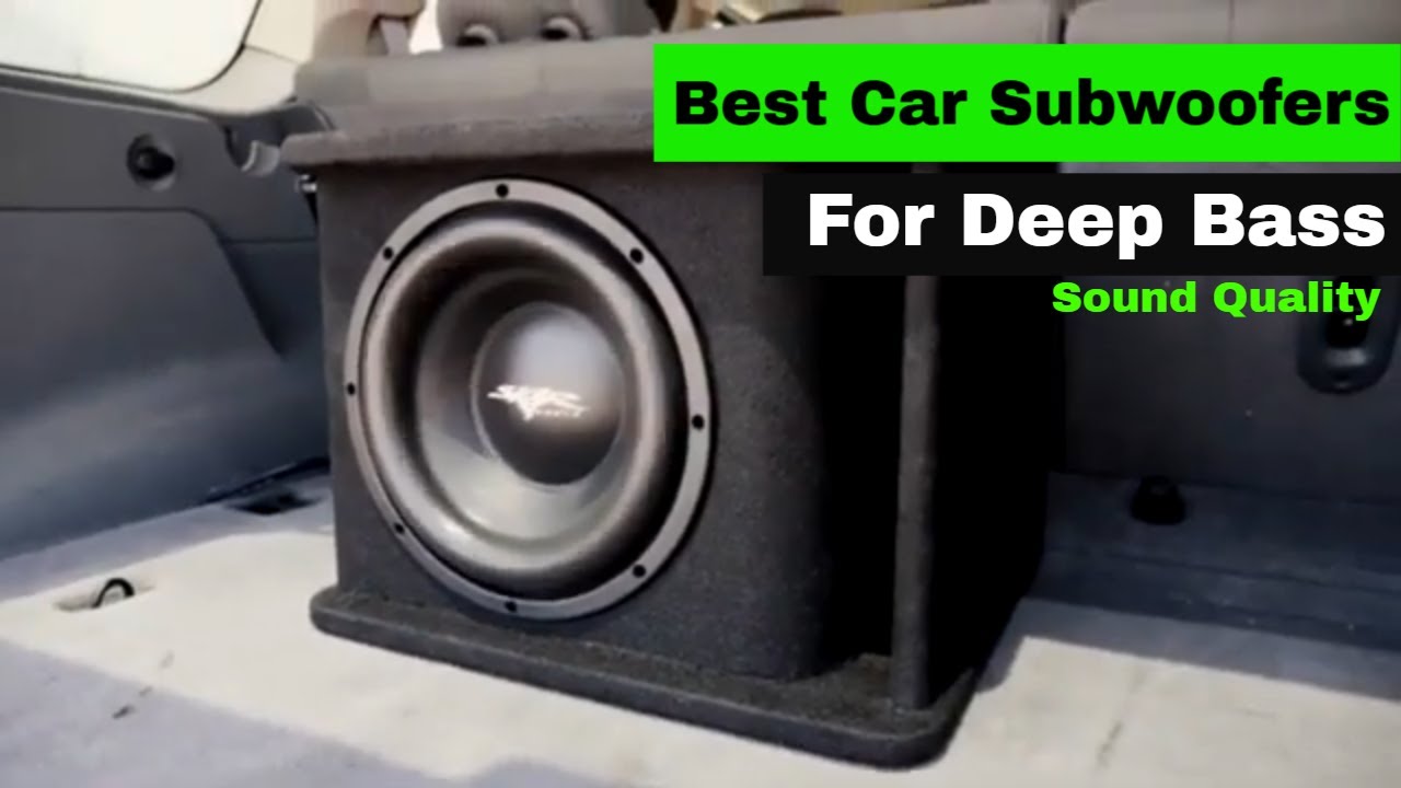 Best Car Subwoofers For Deep Bass in 2025 (Updated)