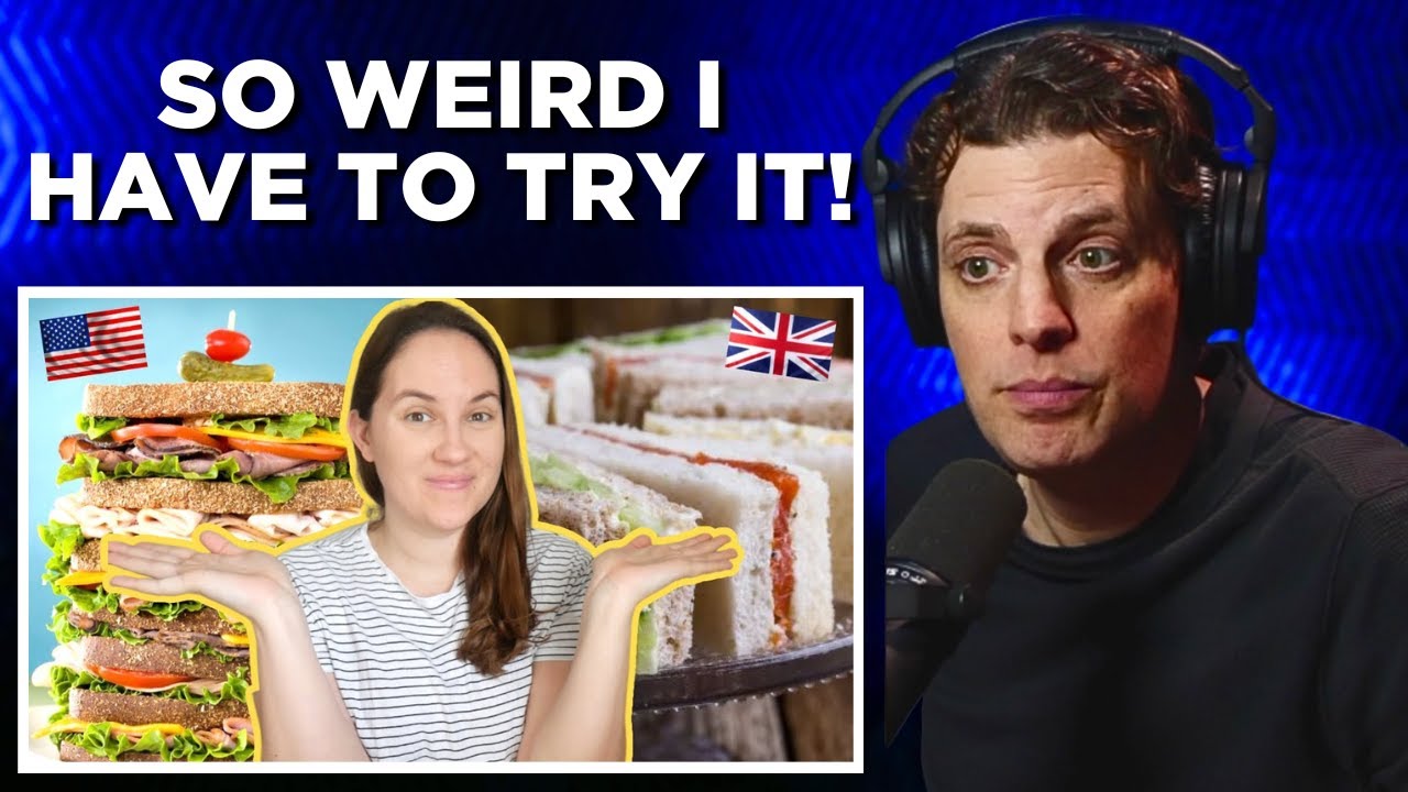 American Reacts to UK and USA Sandwiches Fascinating Differences!