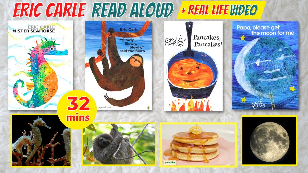 Eric Carle Read Aloud Books for Kids | Mr. Seahorse | Toddler and Preschool Bedtime Stories