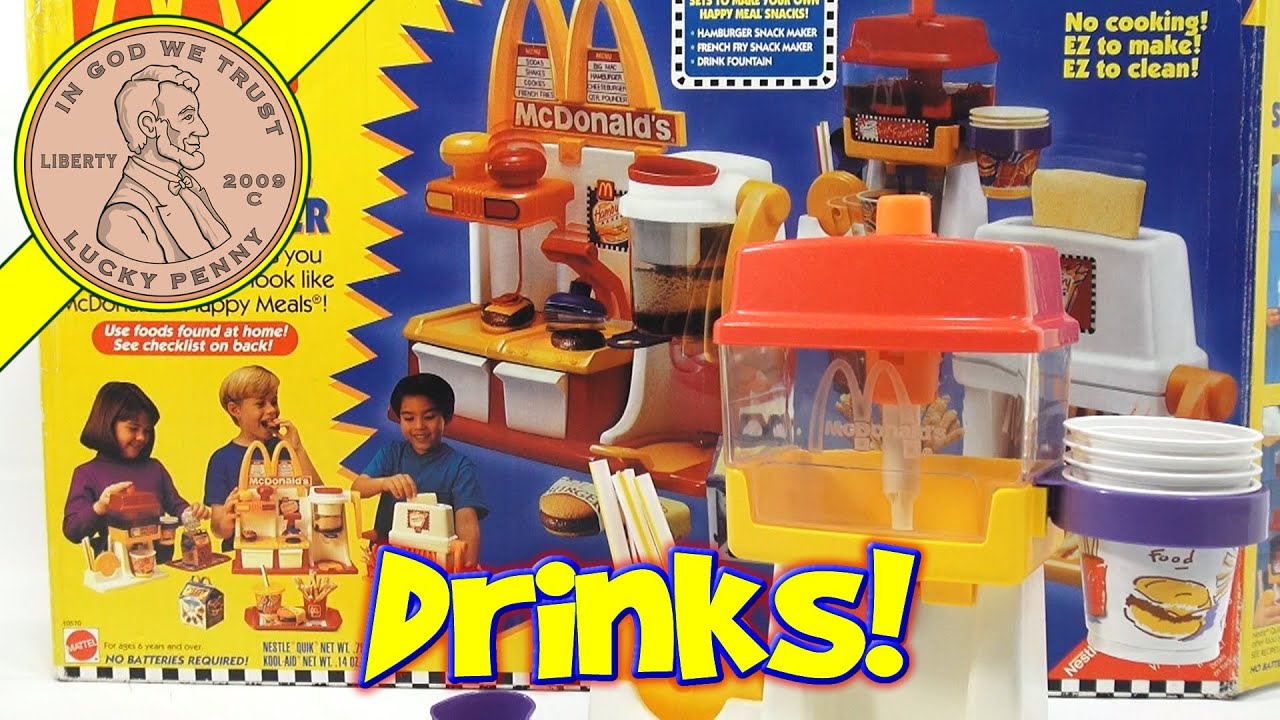 McDonald's Happy Meal Magic Drink Fountain Maker Set, 1993 Mattel Toys (Fun Recipes)
