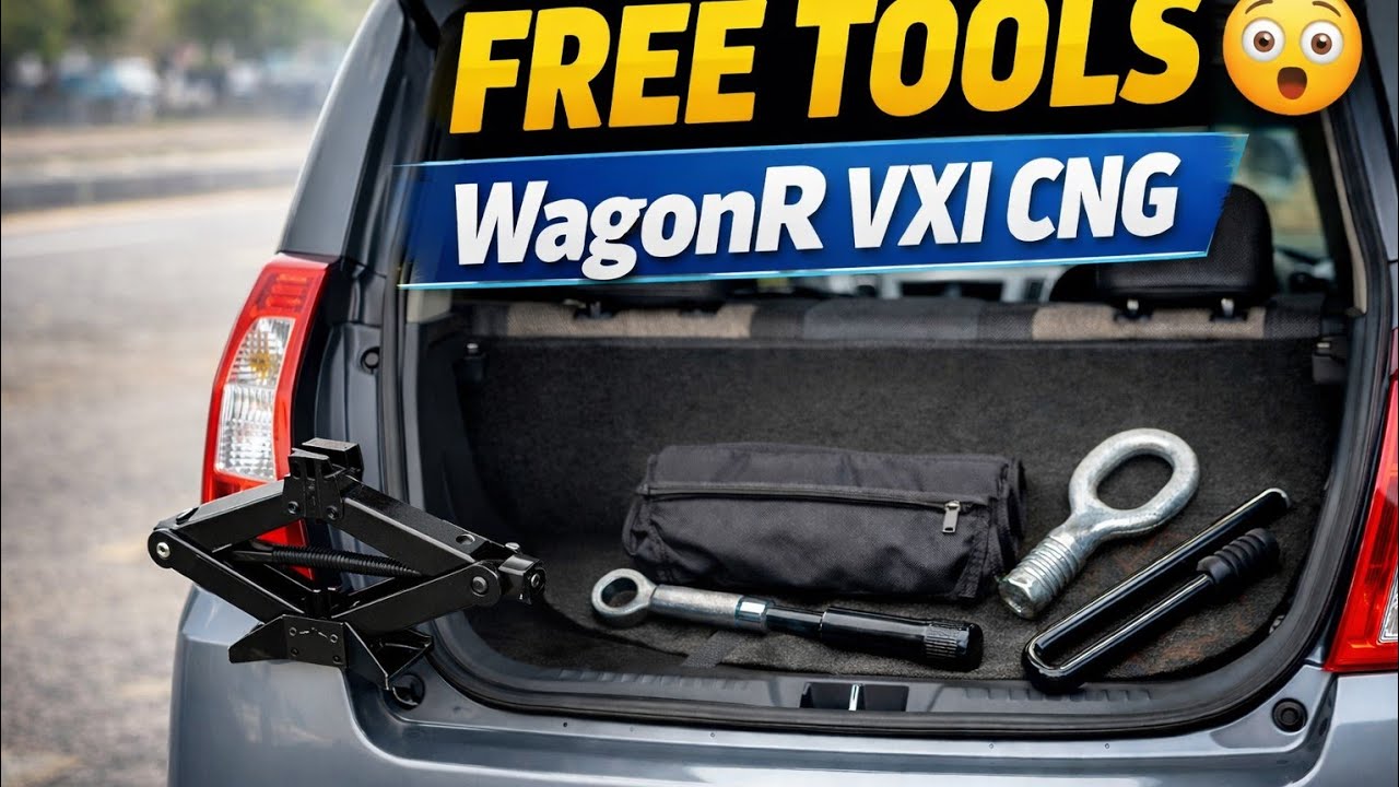 Free Tools Provided with WagonR VXI CNG | Must Know