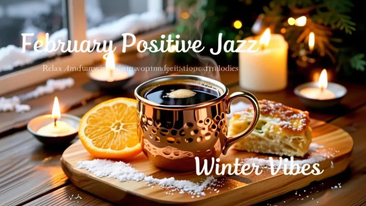 Upbeat Coffee Jazz in Morning ☕ February Positive Jazz & Bossa Nova for Focus Work Study