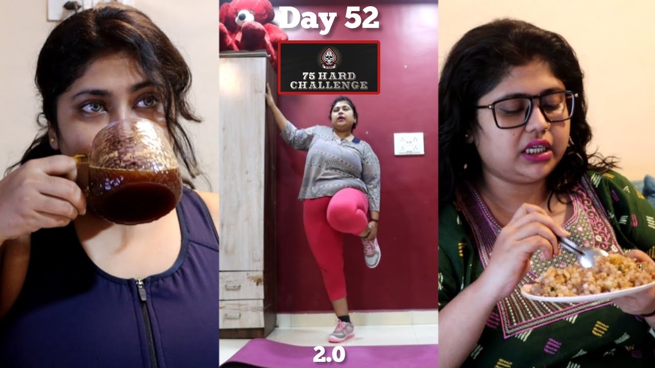 Day 52 of #75hardchallenge 2.0🔥 #rohinibg #teddians #plussize #weightloss #journey