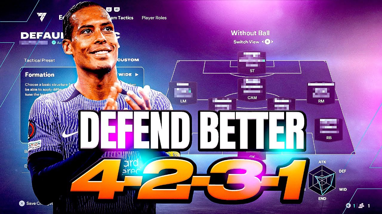 FC 26 4231 Custom Tactics делает защиту ЛЕГКОЙ *после патча*!