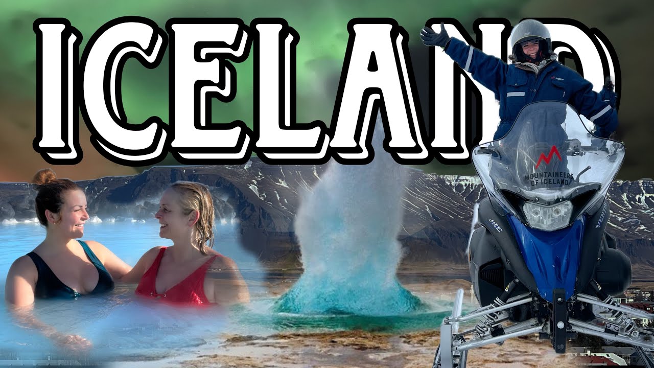 Exploring Iceland! Blue lagoon, snowmobiling and NORTHERN LIGHTS