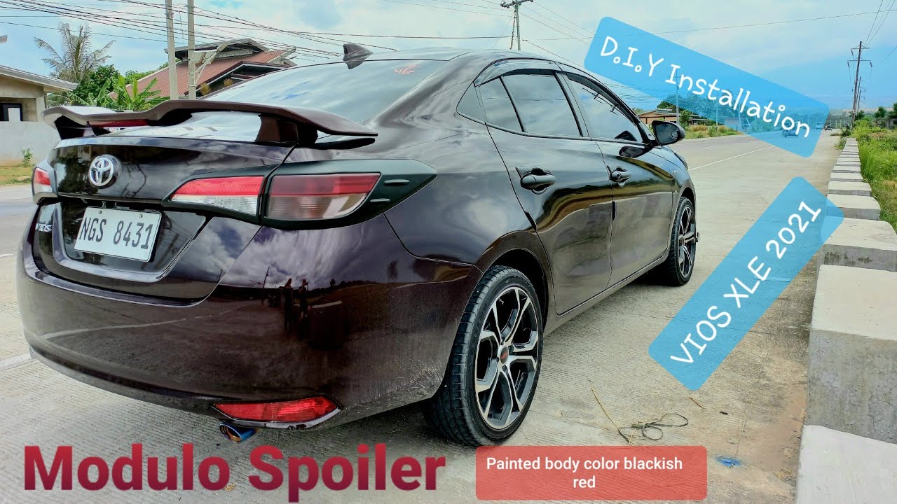 VIOS XLE D.I.Y installation of MODULO SPOILER