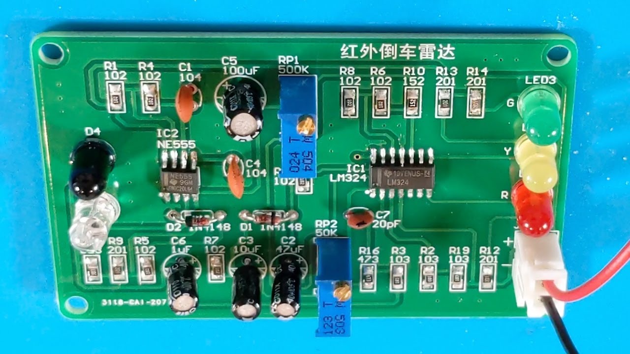 We build a surface mount & through hole PCB using the sub $50 YiHUA 926 soldering station