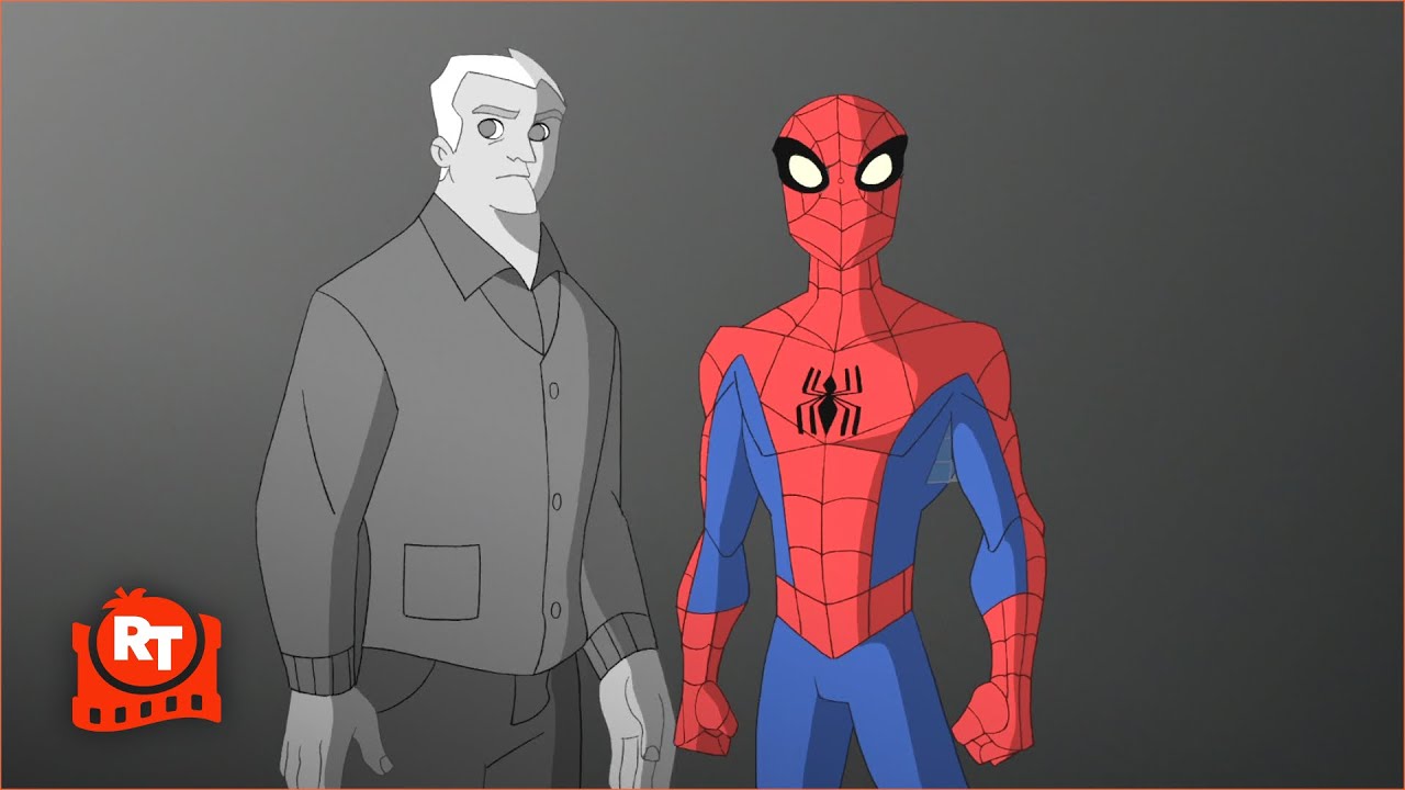 The Spectacular Spider-Man (2008) - Spider-Man & Uncle Ben Fight the Symbiote (S1E12) | Movieclips