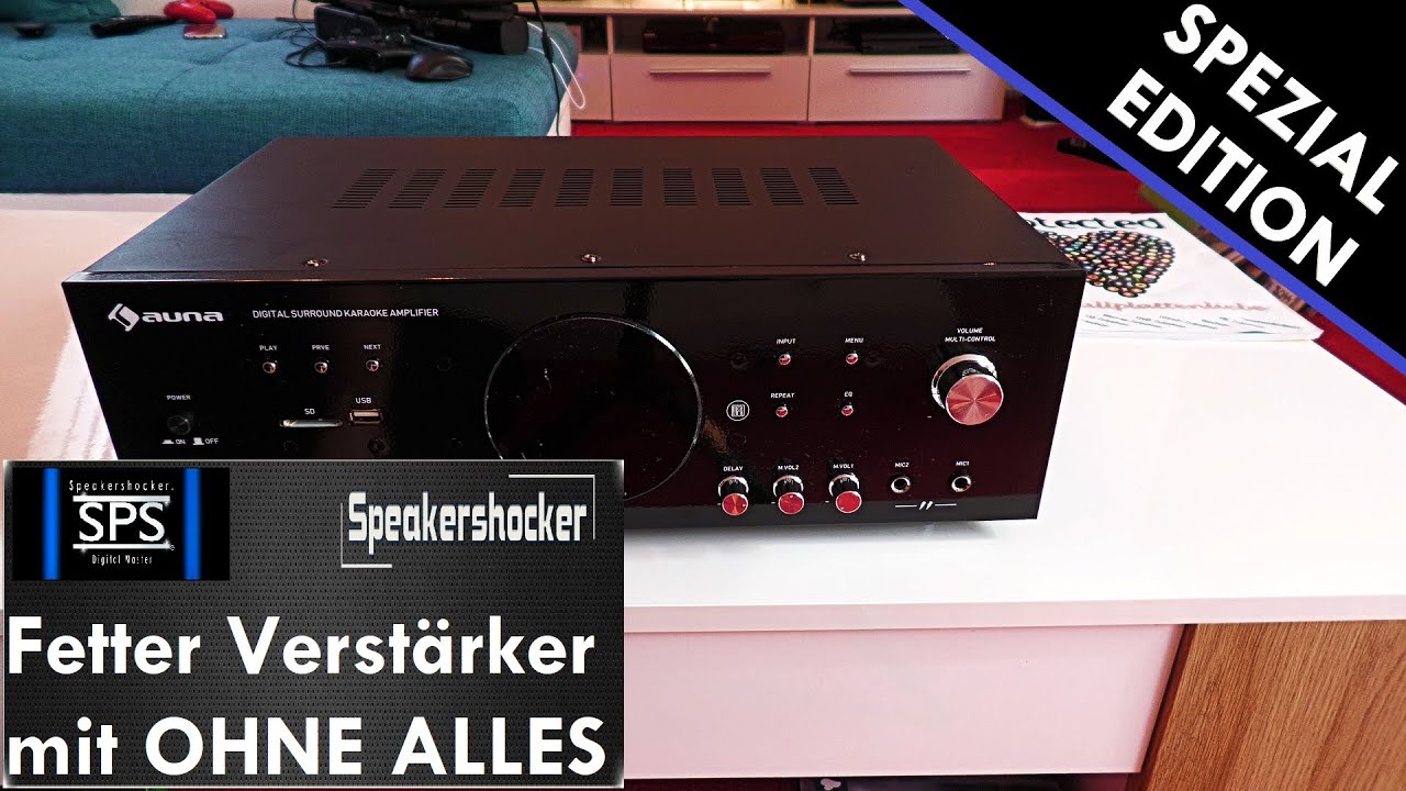Geilster Auna Verstärker test 1200 Watt Boxen. Vergleich Soundcheck 40K Abo Spezial #Kernschrott