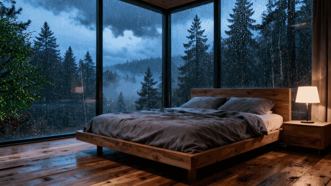 Relaxing Piano and Rain Sounds for Stress Relief 🌧️ Deep Sleep Music to Ease Anxiety Naturally