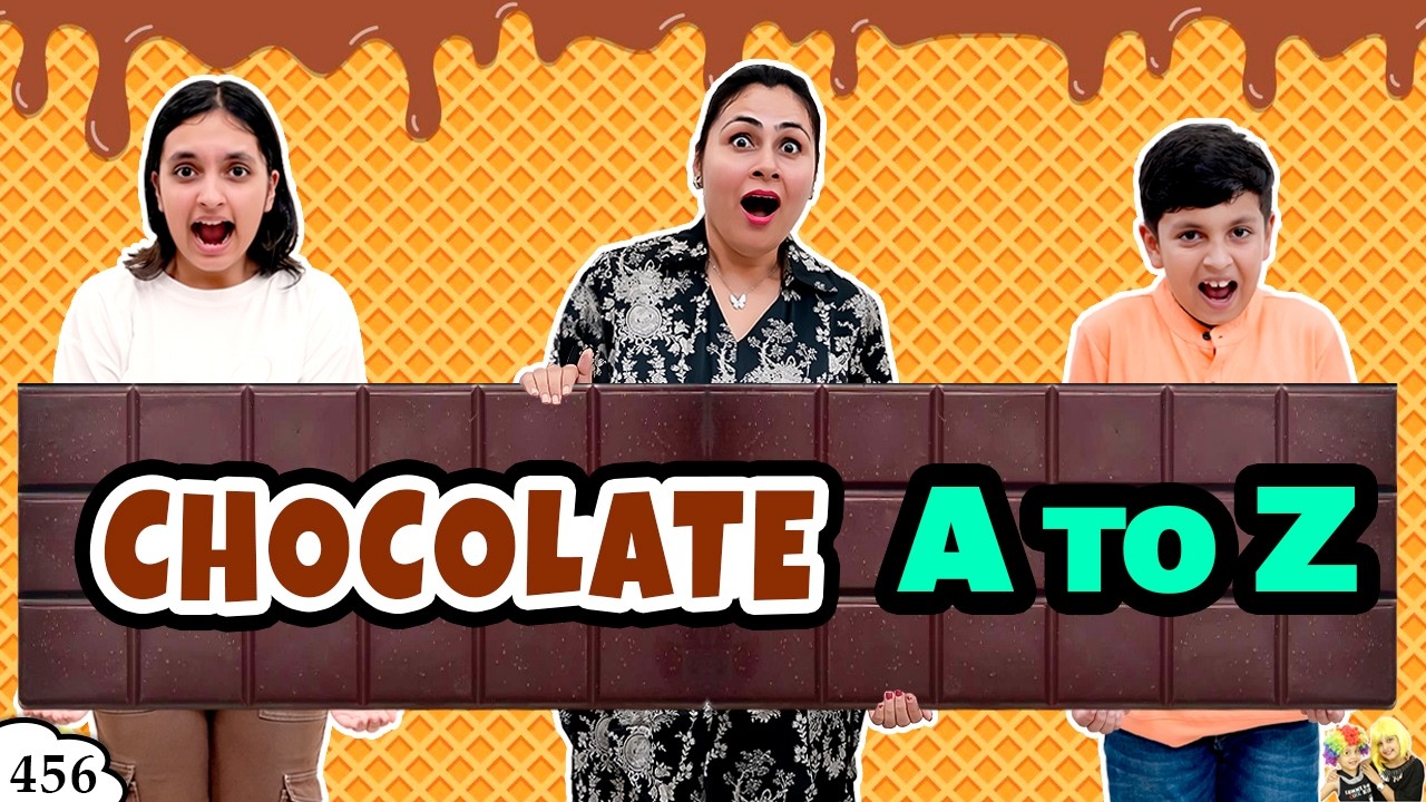 CHOCOLATE A2Z | Ep 456 | Family Comedy Eating Challenge | Guess the Chocolates | Aayu and Pihu Show
