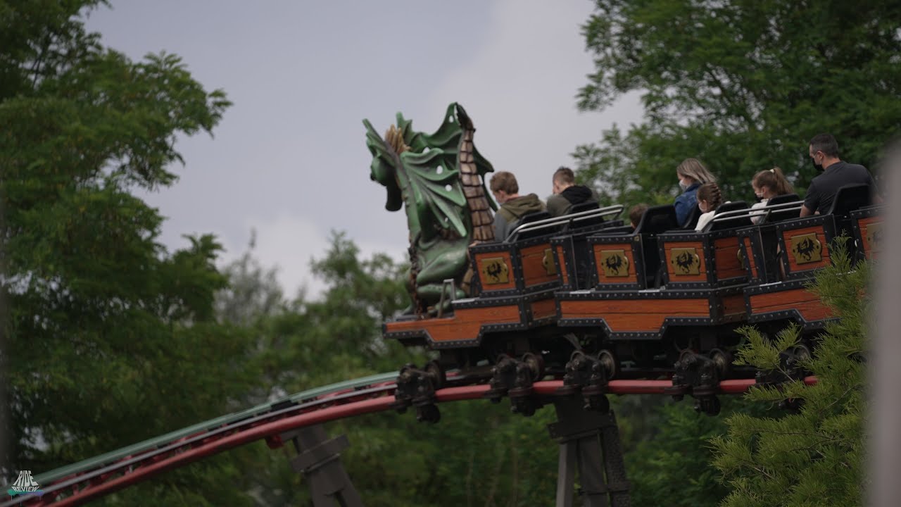 Draak - POV - Plopsaland de Panne - MACK Rides - Blauer Enzian / Custom
