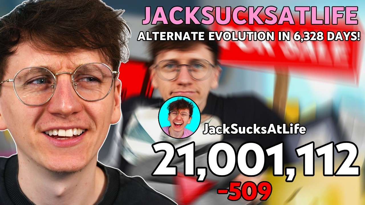JackSucksAtLife’s Alternate Subscriber Count: Every Day