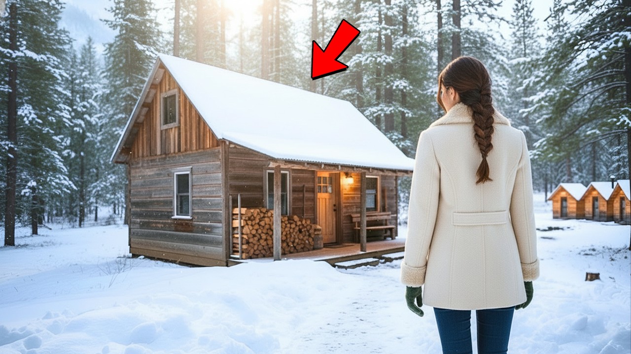 Chassée en plein hiver, elle emménagea dans un chalet — mais quelqu’un y vivait déjà