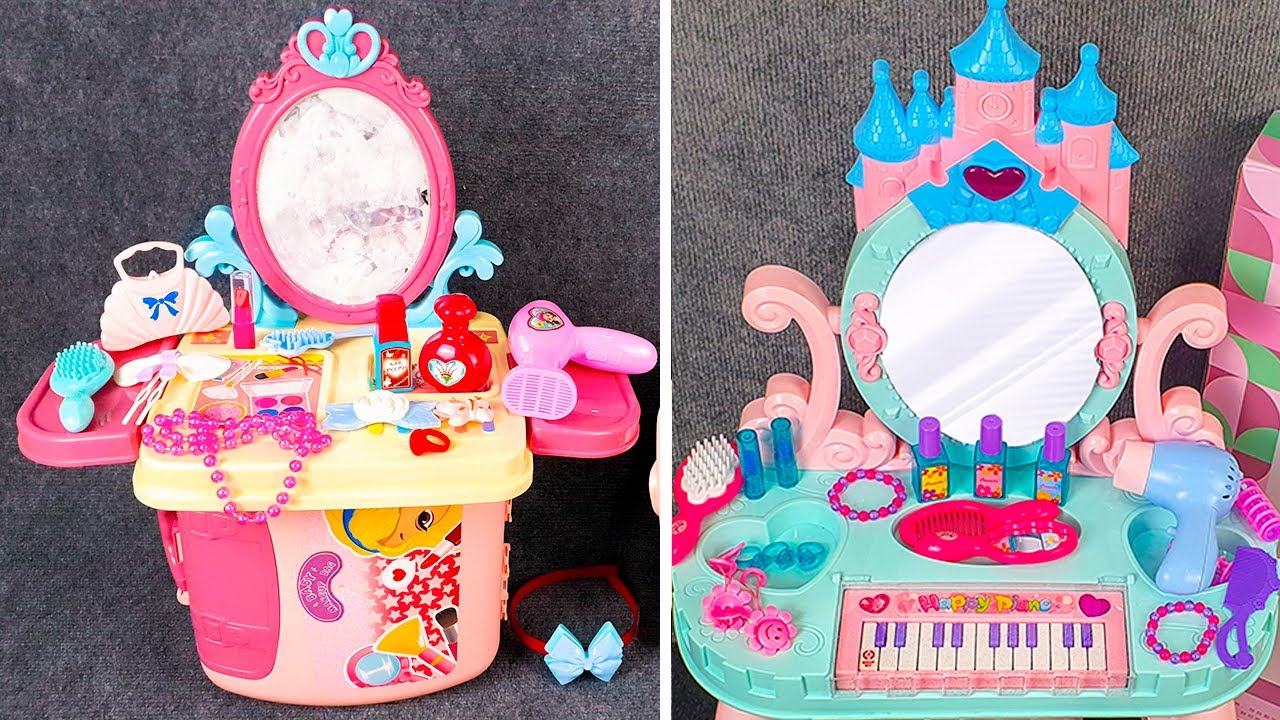 16 Minutes Satisfying with Unboxing Disney Princess Beauty Set, Make Up Toys (2 set) | ASMR