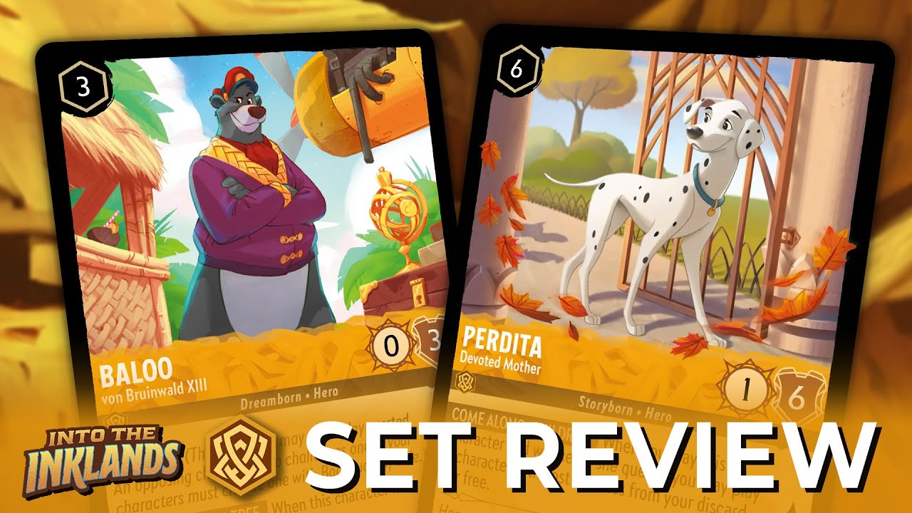 Into the Inklands 🟡 Amber Set Review || Disney Lorcana