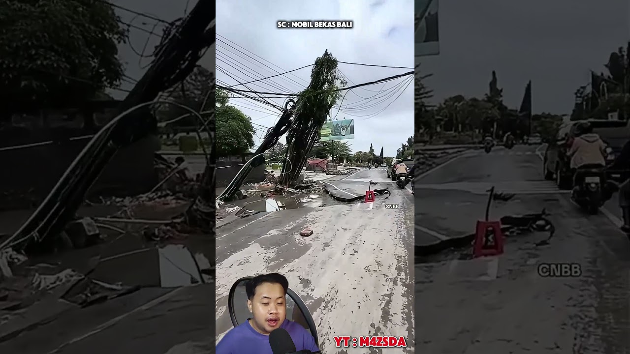 Keadaan Bali Selepas Banjir! #m4zsda #shortvideos #horrorgaming #shorts #reaction