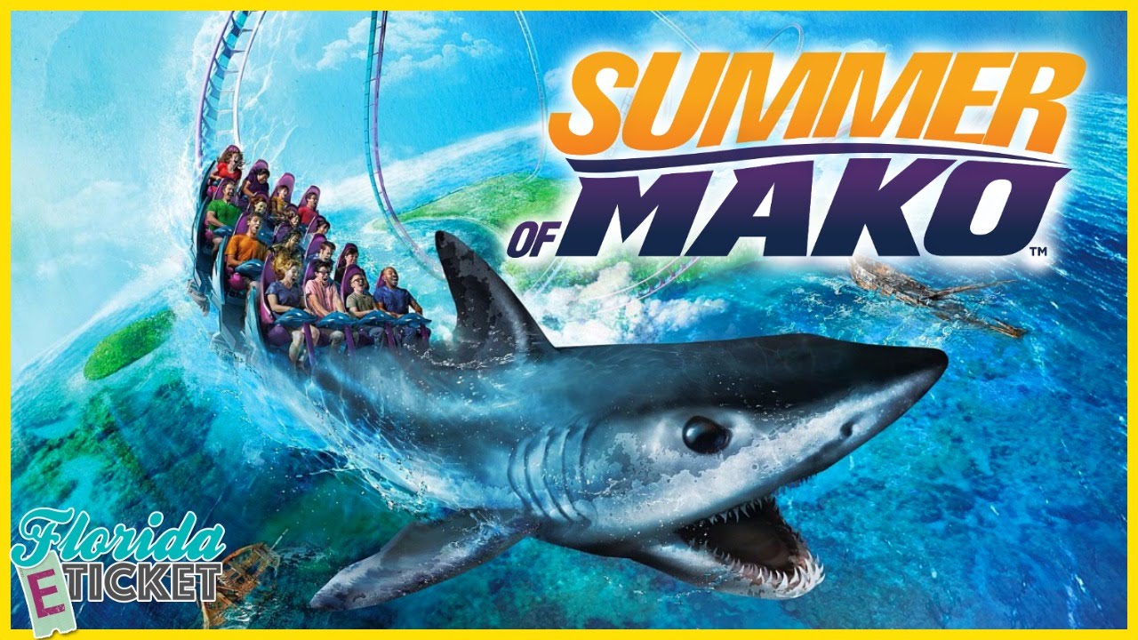 Florida E-Ticket - 'SeaWorld's Summer of Mako' - July 16, 2016