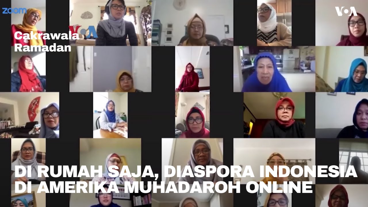 Di Rumah Saja, Diaspora Indonesia di Amerika Muhadaroh Online