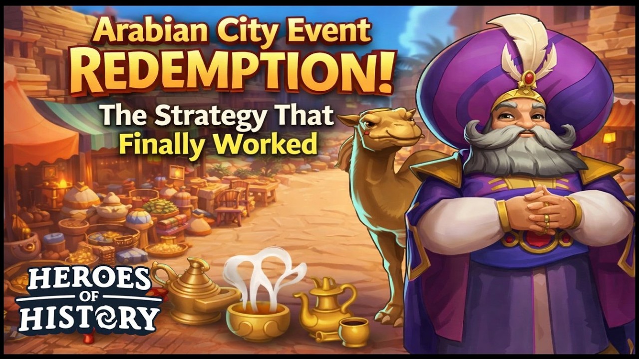 Arabian City Event REDEMPTION!  The Strategy That Finally Worked