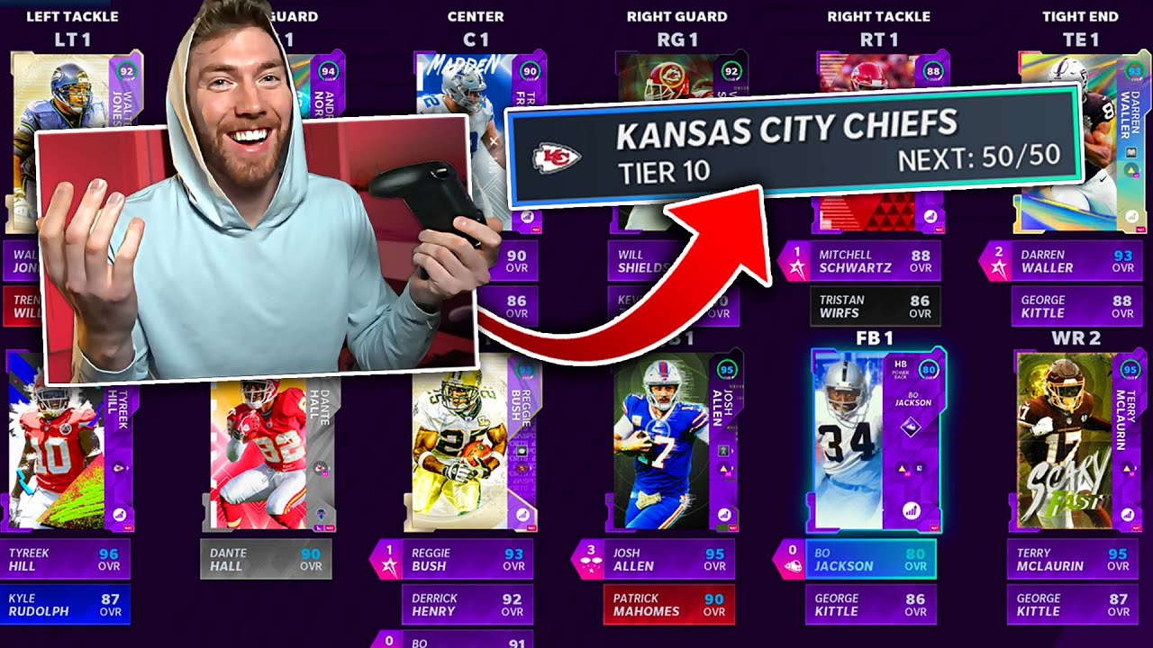 This is the BEST team in MUT (50/50 Chiefs)...