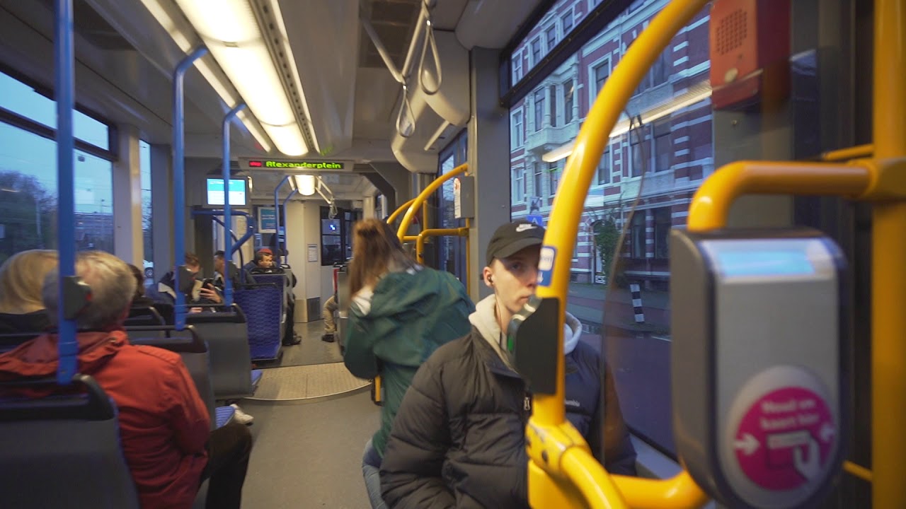 Netherlands, Amsterdam, tram 7 ride from K. 'S-Gravesandestraat to Alexanderplein