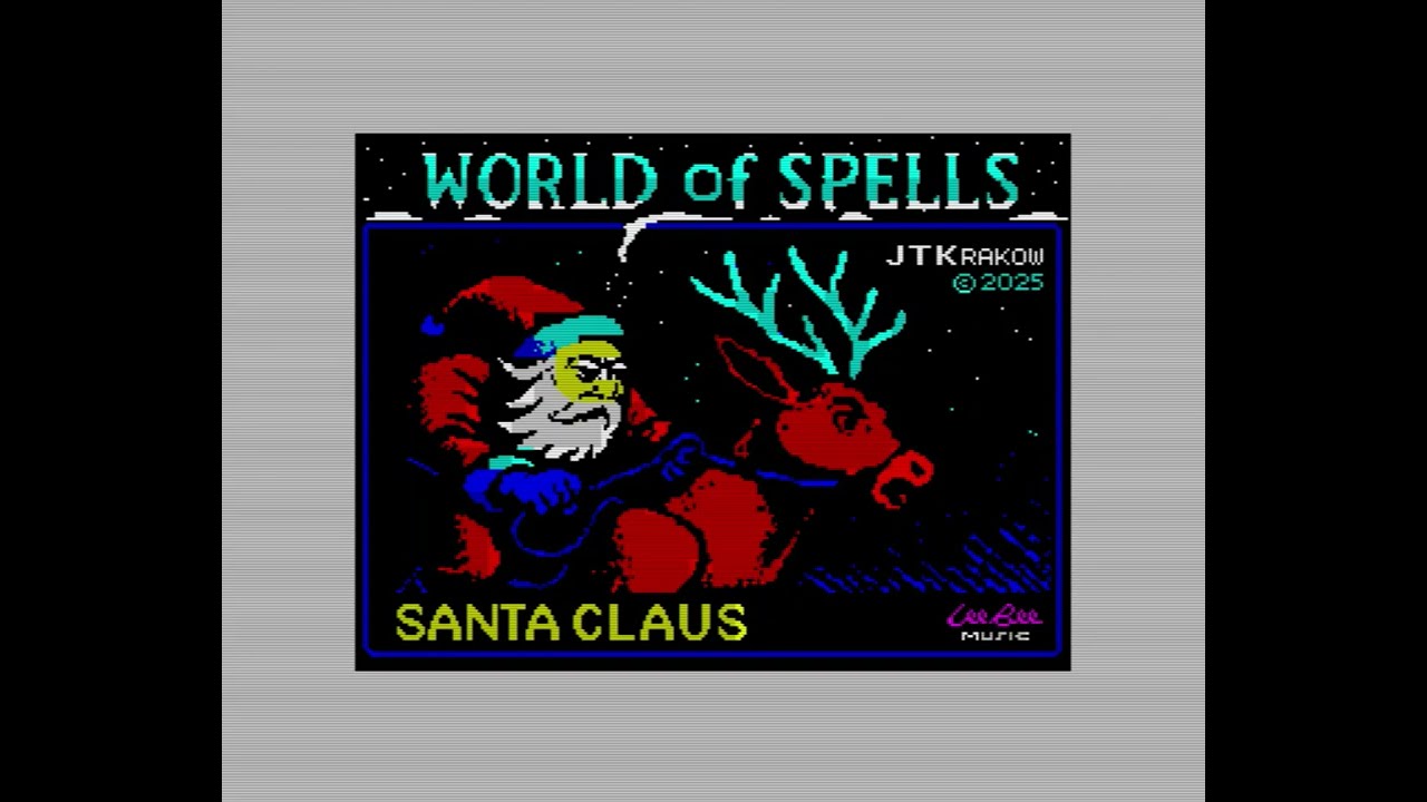 ZX SPECTRUM +=World of Spells - Santa Claus =+ NEW GAME 2025