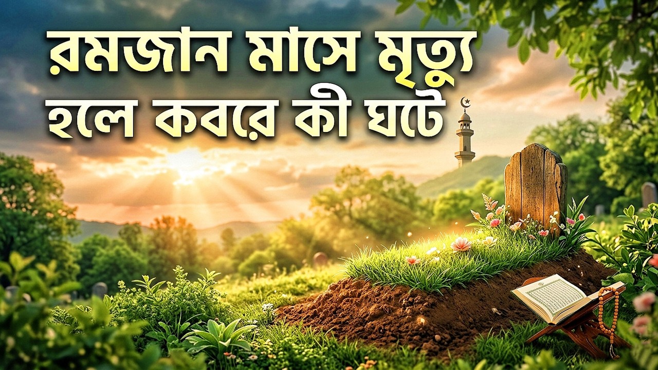 রমজান মাসে মৃত্যু হলে কবরে কী ঘটে | Death in Ramadan, Quran & Hadith Explained