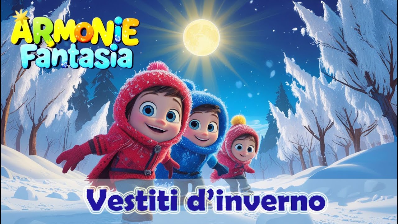 Vestiti d'inverno | Scopriamo l'inverno | Ci vestiamo in inverno | Canzoni per bambini