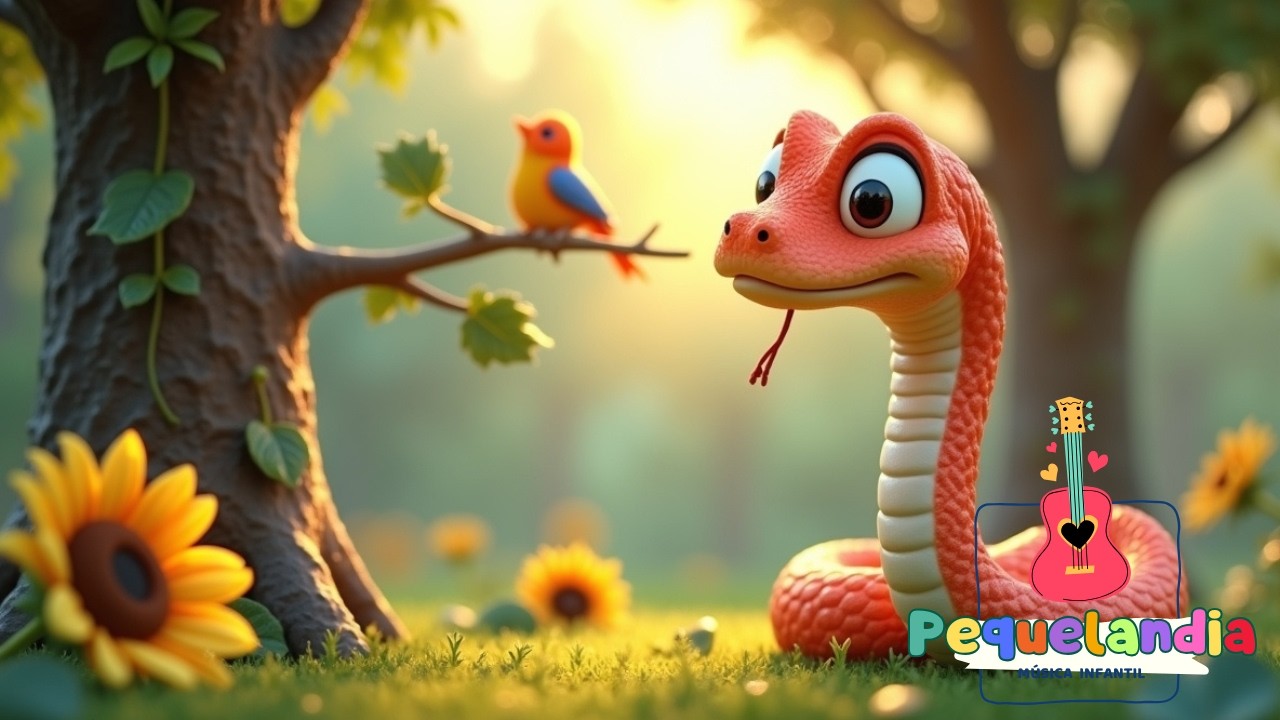 🐍🎶 Serpientita Deslizante | Música Infantil para Niños de 1 a 5 años 🎵🌟