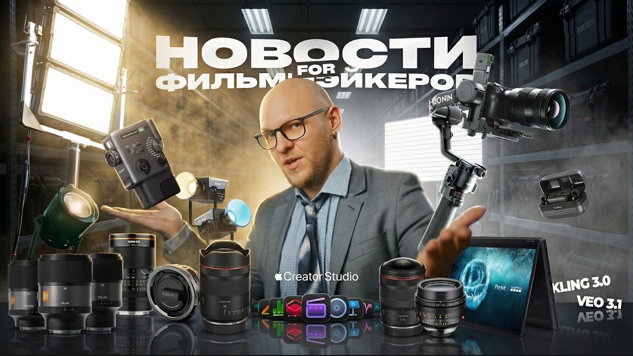 ИИ в 4K, автофокус на PL, DJI RS 5 и камеры будущего | Новости для фильммэйкеров