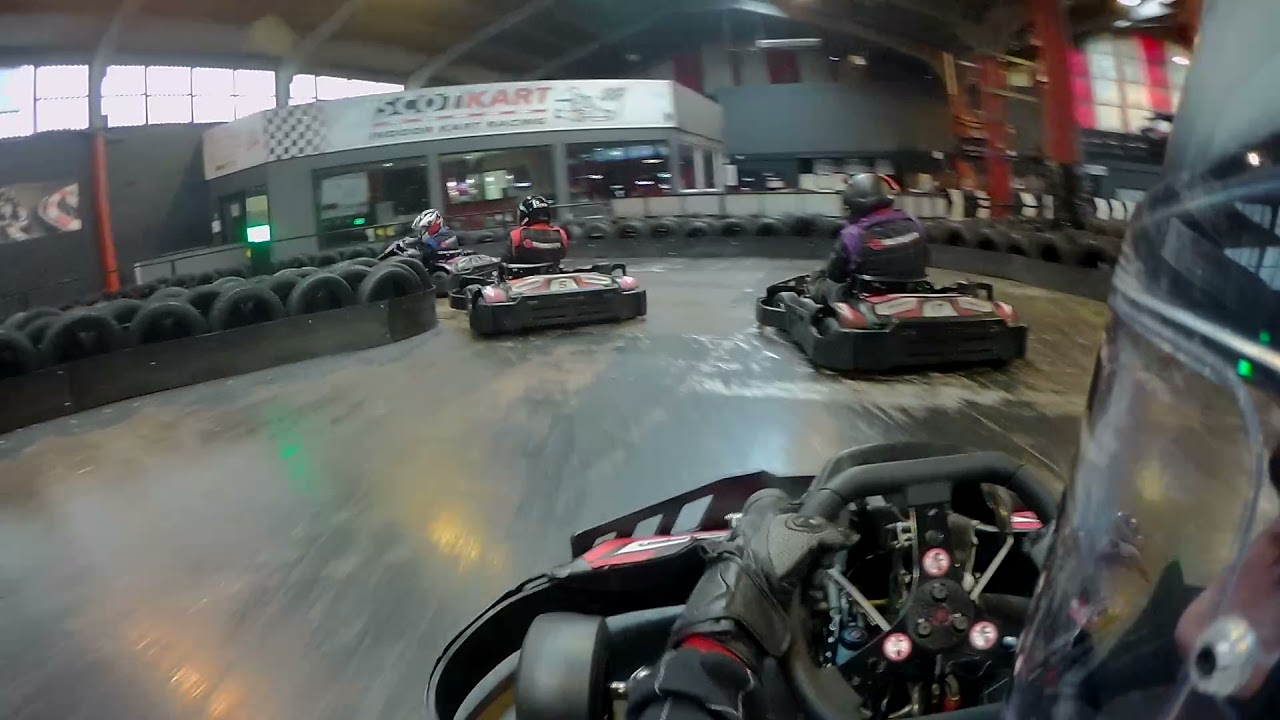 Go Karting at Scotkart Cambuslang with friends