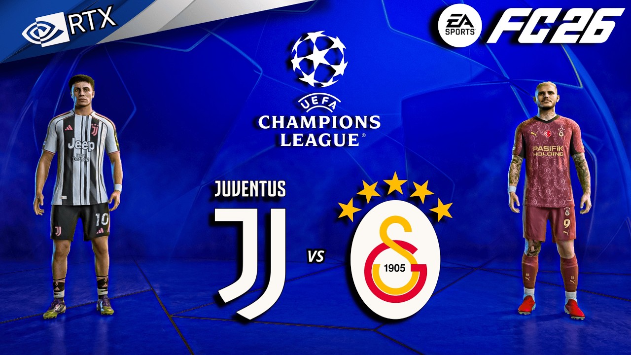 FC 26 - Juventus vs Galatasaray | Champions League 25/26 Playoffs Leg-2 | PC™ [4K60]